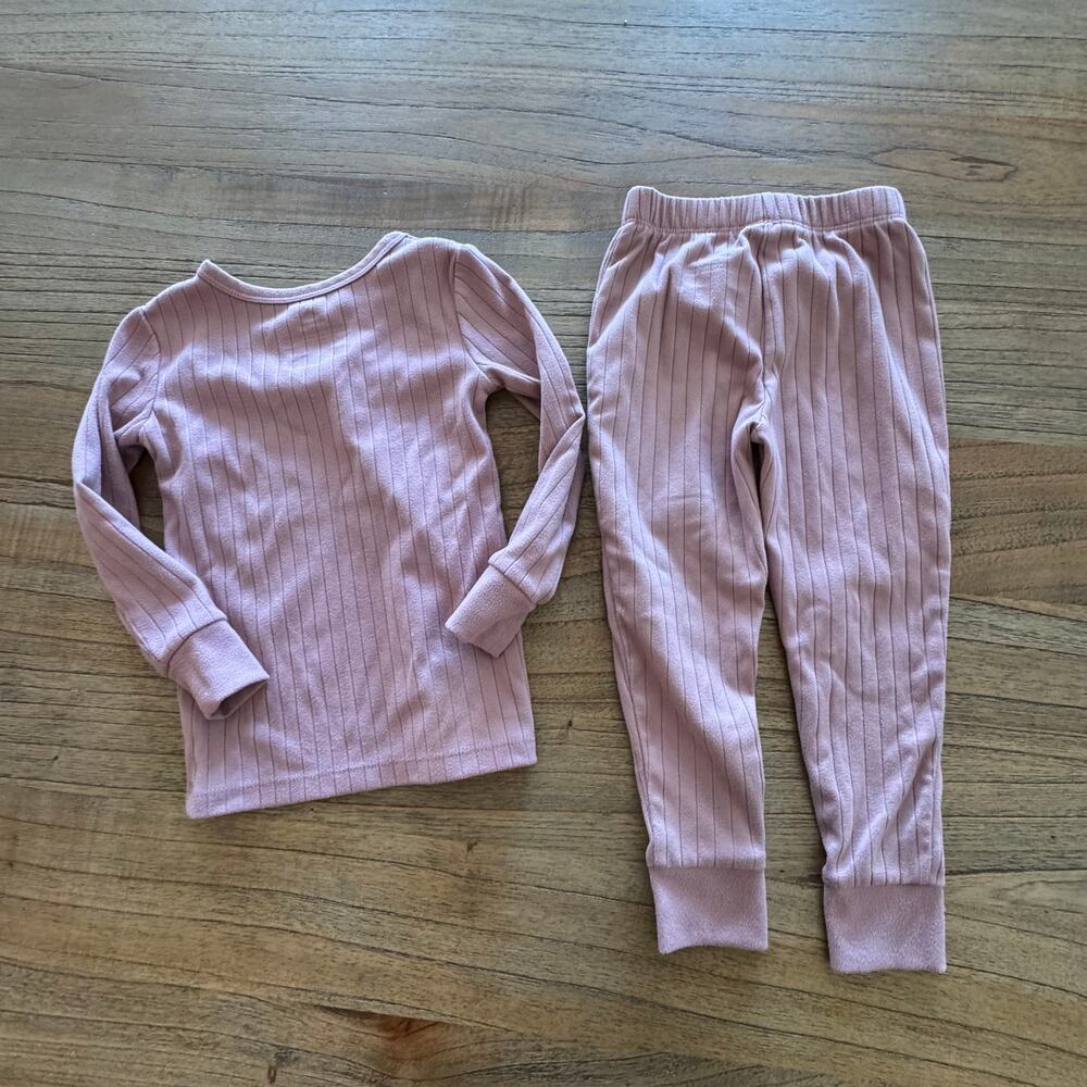 Cloud Island Toddler Snug Fit Long Sleeve Ribbed Pajama Set - Size 3T - Picture 2 of 4